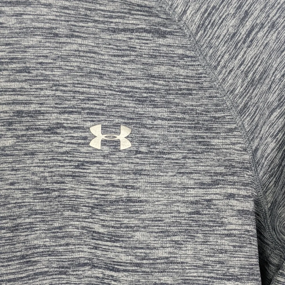 Under Armour Tech Half Zip Pullover Long Sleeve Armour Graphic Women's M Gray - Picture 2 of 10